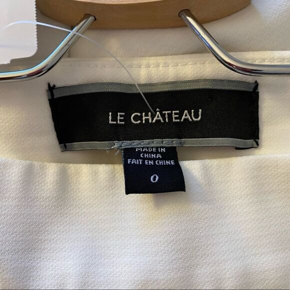 Nwt-le Château High Rise Wide Leg Ivory Trousers (Size:0) - Picture 11 of 11